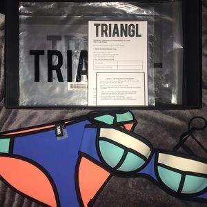 Triangl Swimwear- Poppy Sea Spritz- Size S